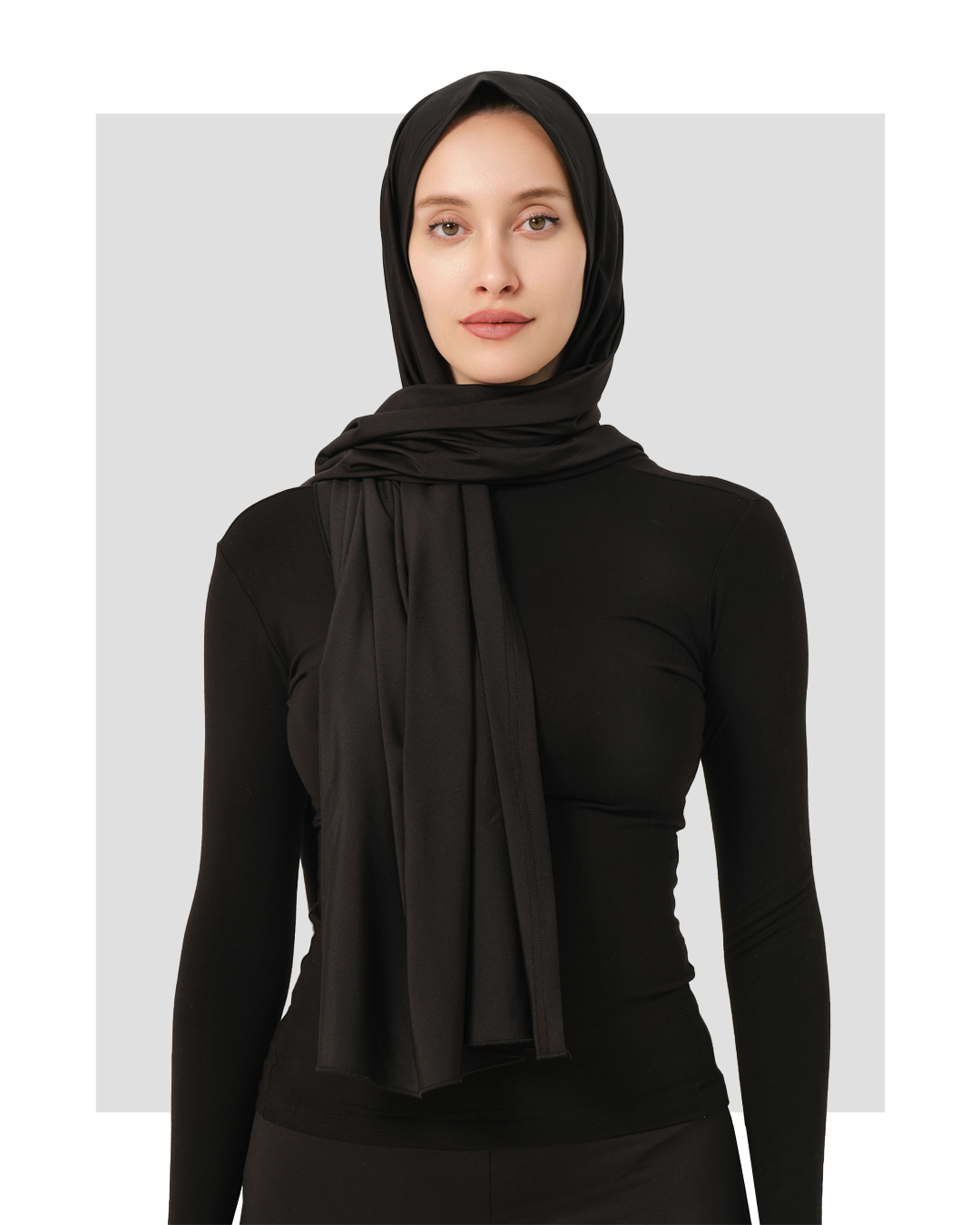 Black Swim Hijab