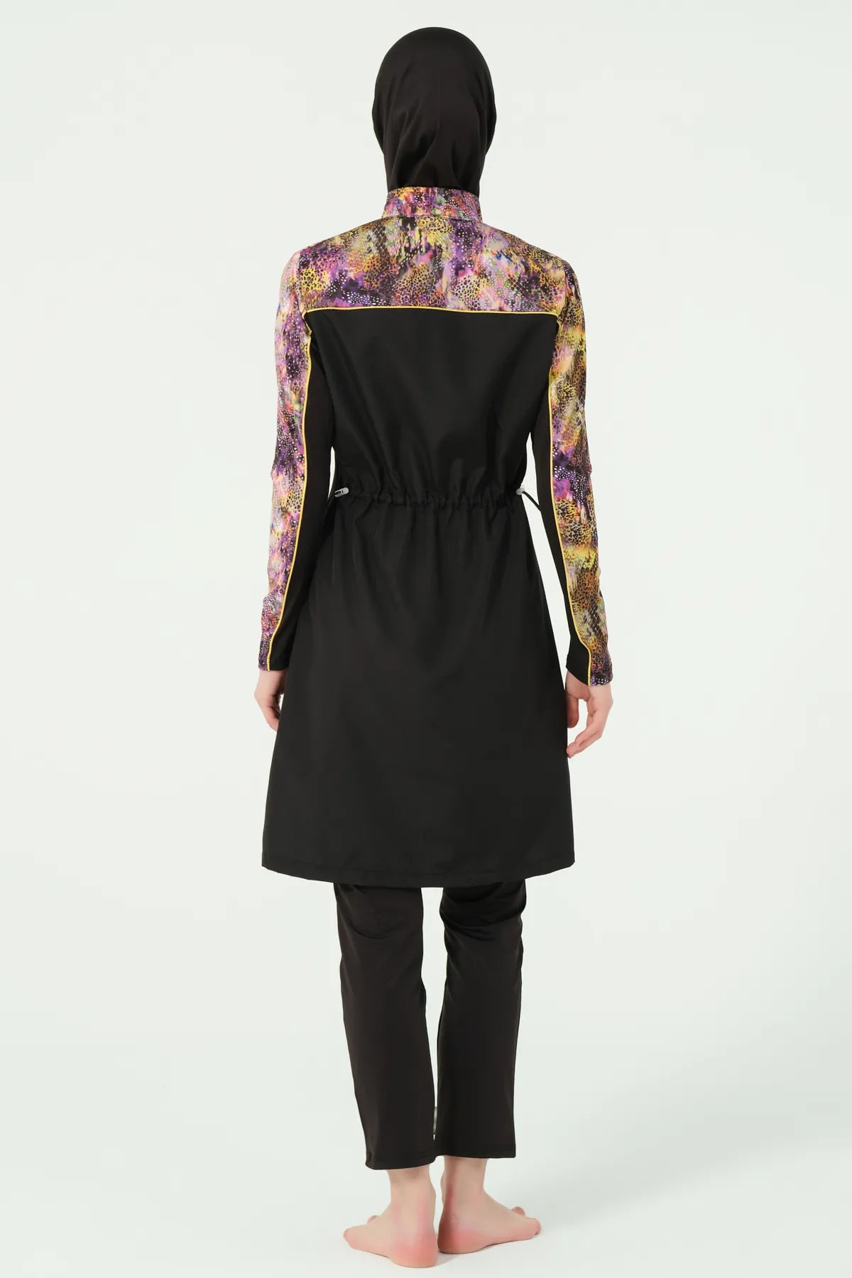 Animal Print Accented Burkini