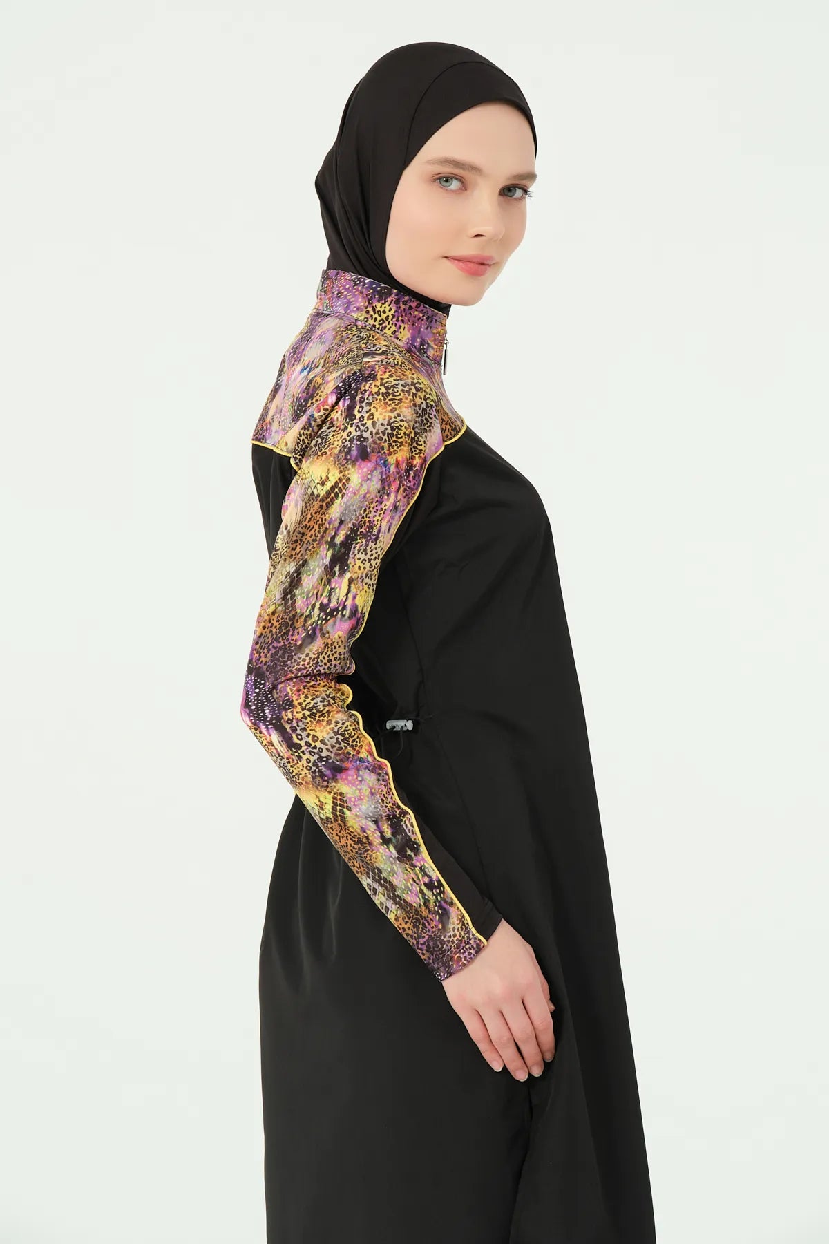 Animal Print Accented Burkini
