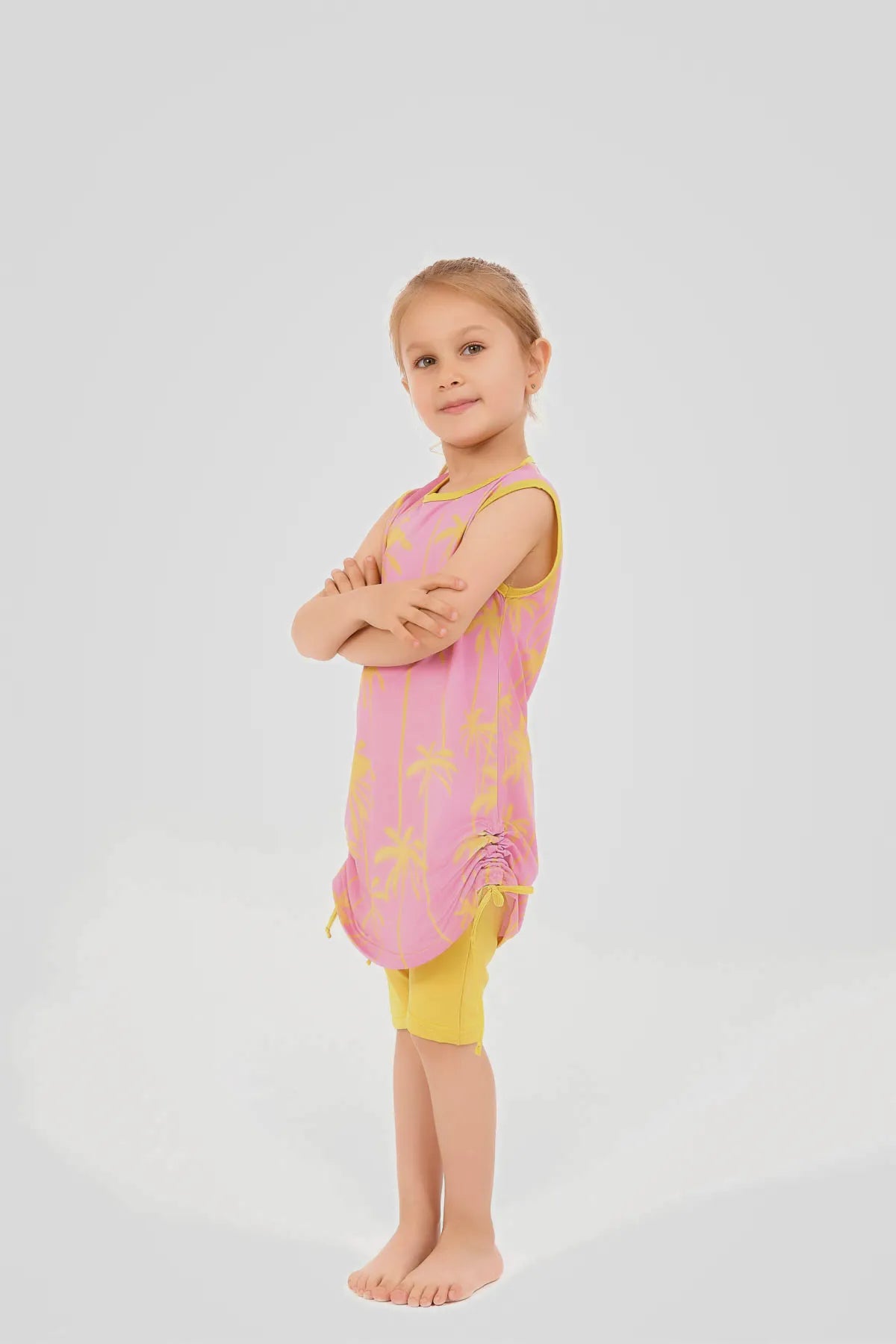 Modest Kids Swimwear Palm Print