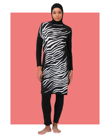 Lycra Fabric Printed Burkini Set