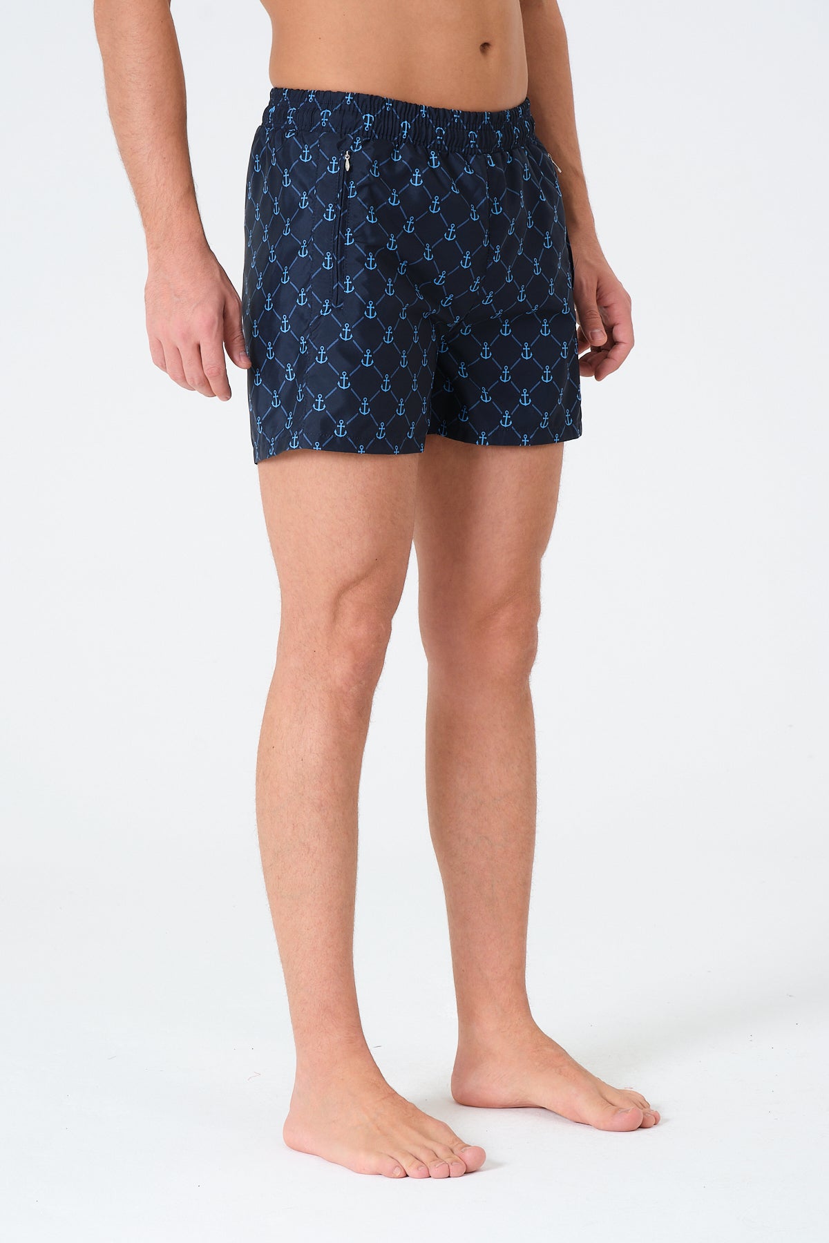 Anchor Print Men's Swim Shorts