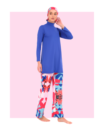 Lycra Fabric Printed Burkini Set