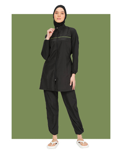 Parachute Fabric Burkini-Big Sizes