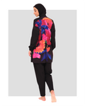 Vibrant Elegance in Motion Burkini