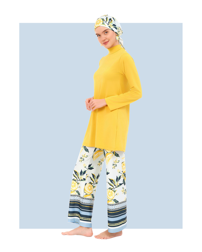 Lycra Fabric Printed Burkini Set