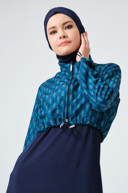 Lycra Fabric Printed Burkini Set