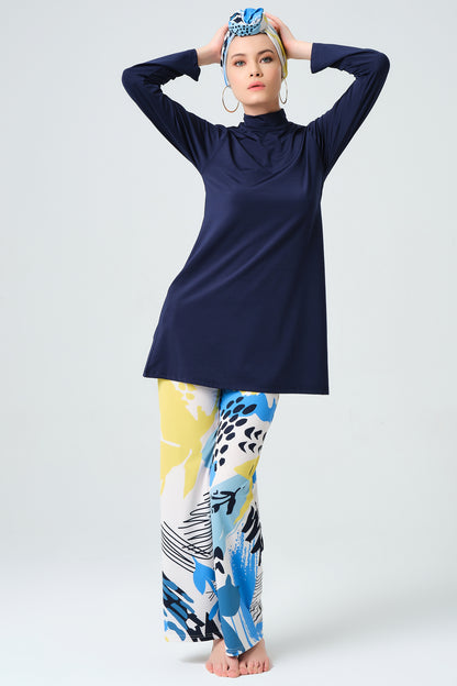 Lycra Fabric Printed Burkini Set