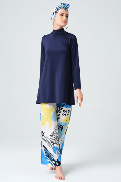 Lycra Fabric Printed Burkini Set