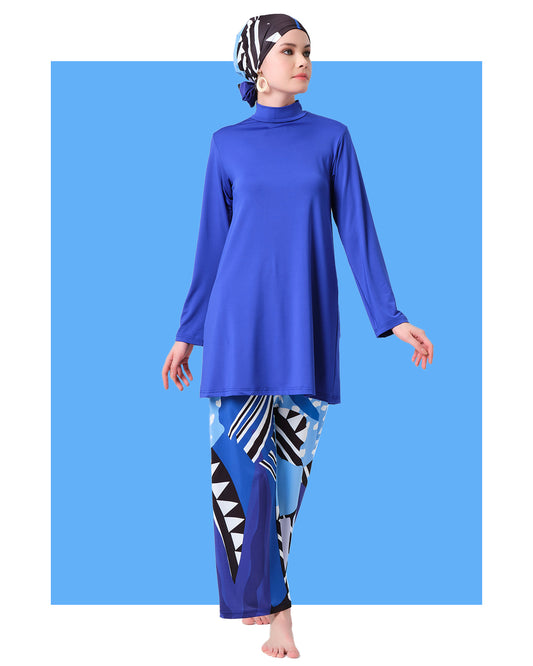 Lycra Fabric Printed Burkini Set