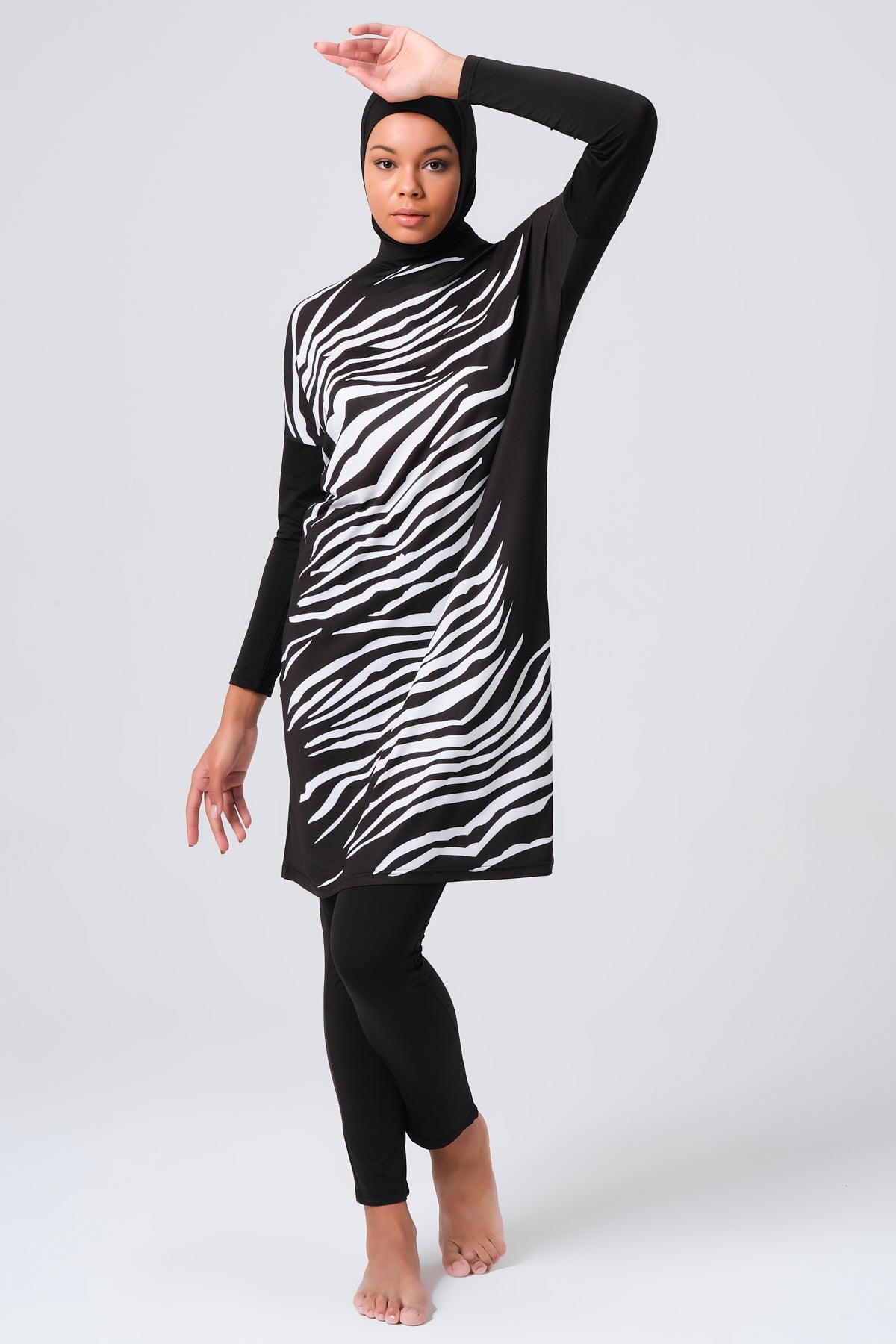 Lycra Fabric Printed Burkini Set