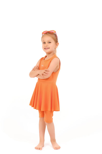 Modest Kids Swimwear Orange