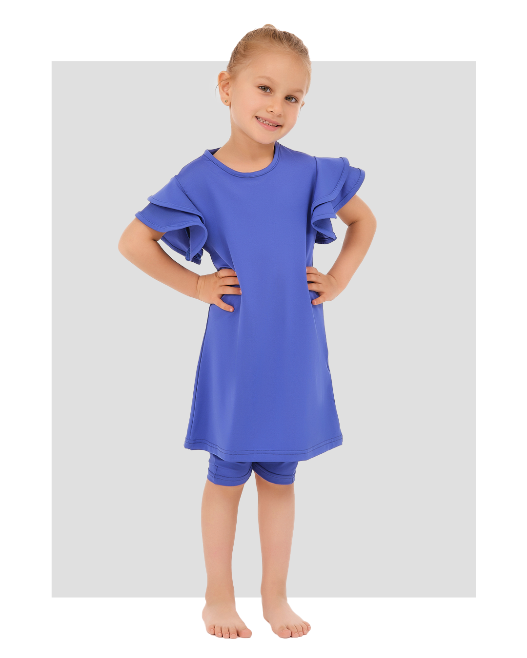 Modest Kids Swimwear Blue