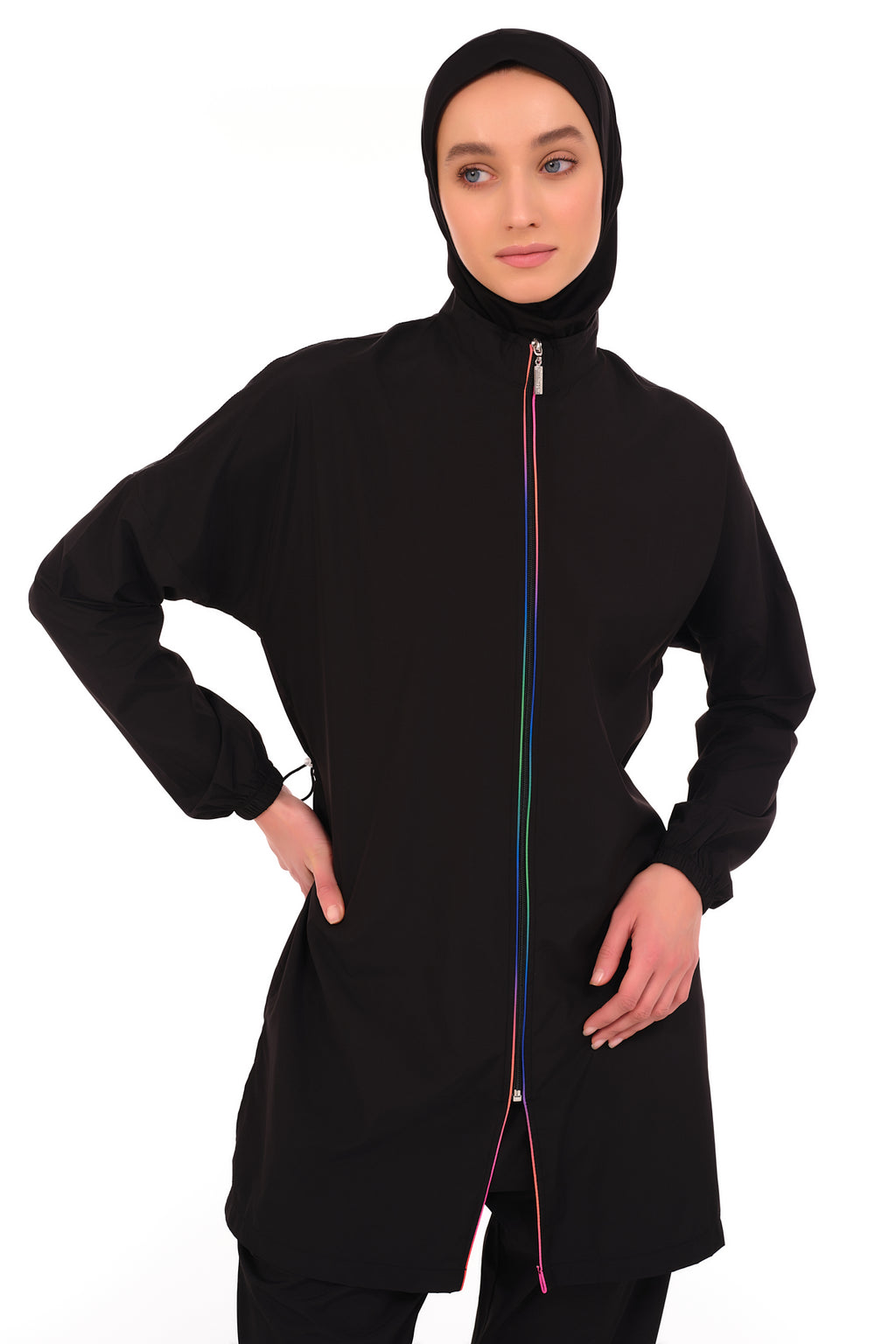 Vibrant Elegance in Motion Burkini