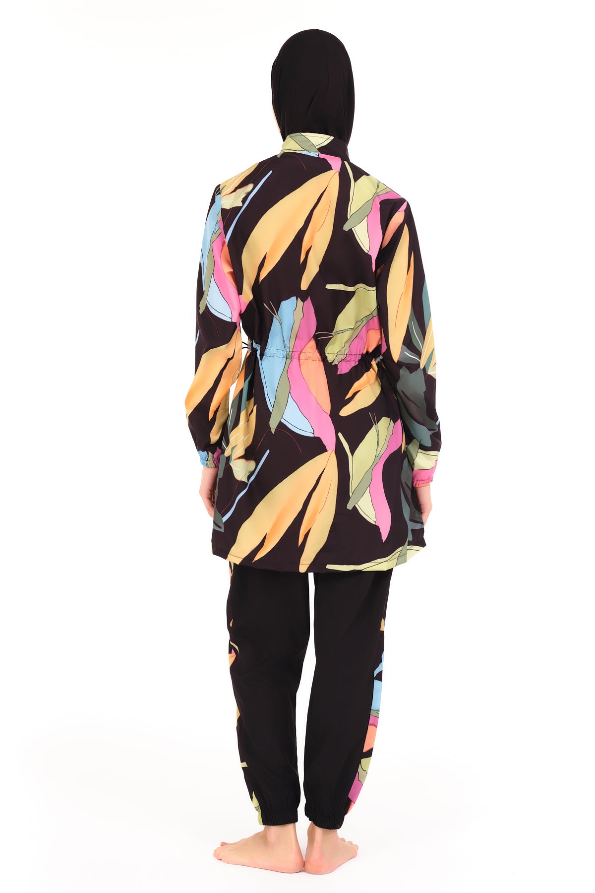 Parachute Fabric Vibrant Tropical  Burkini