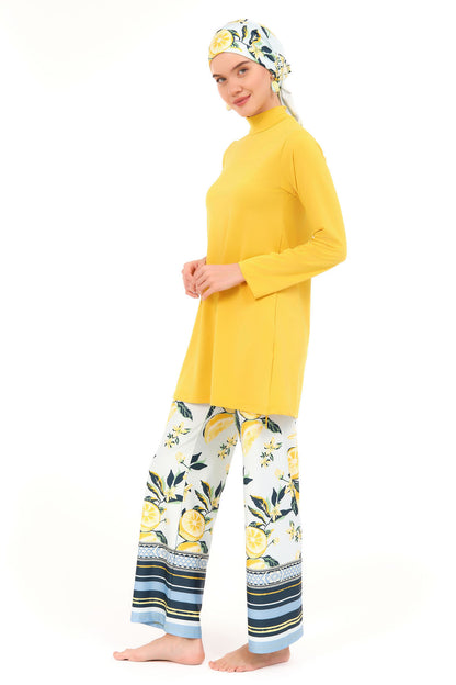 Lycra Fabric Printed Burkini Set