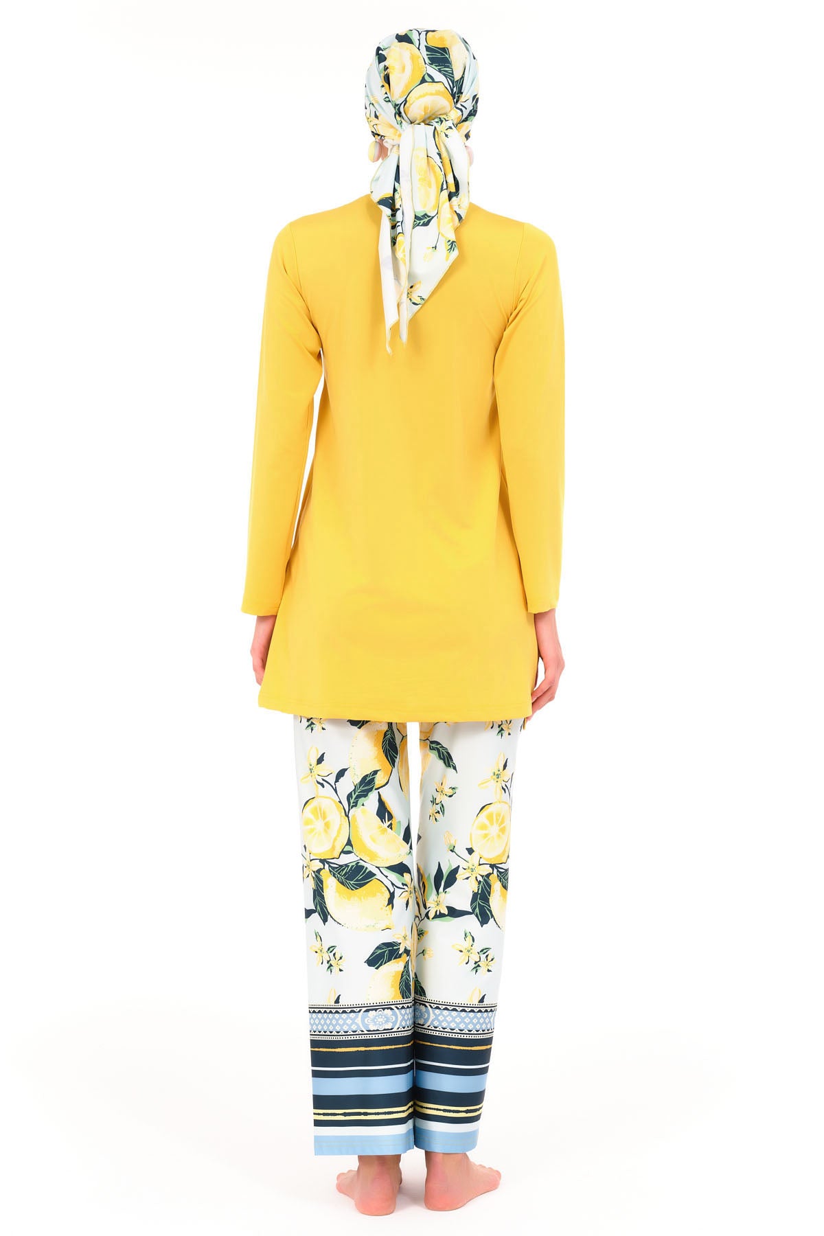 Lycra Fabric Printed Burkini & Kimono