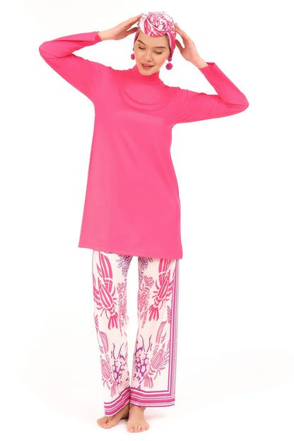 Lycra Fabric Printed Burkini