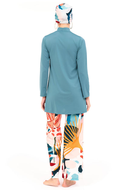 Lycra Fabric Printed Burkini Set