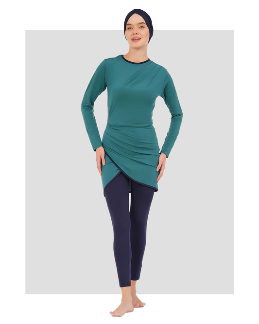 Petrol Green Modest Swimwear Burkini