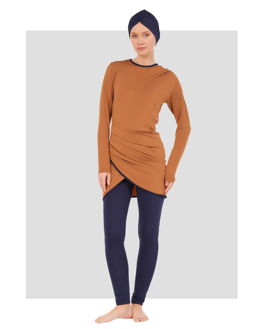 Burnt Orange Modest Swimwear Burkini