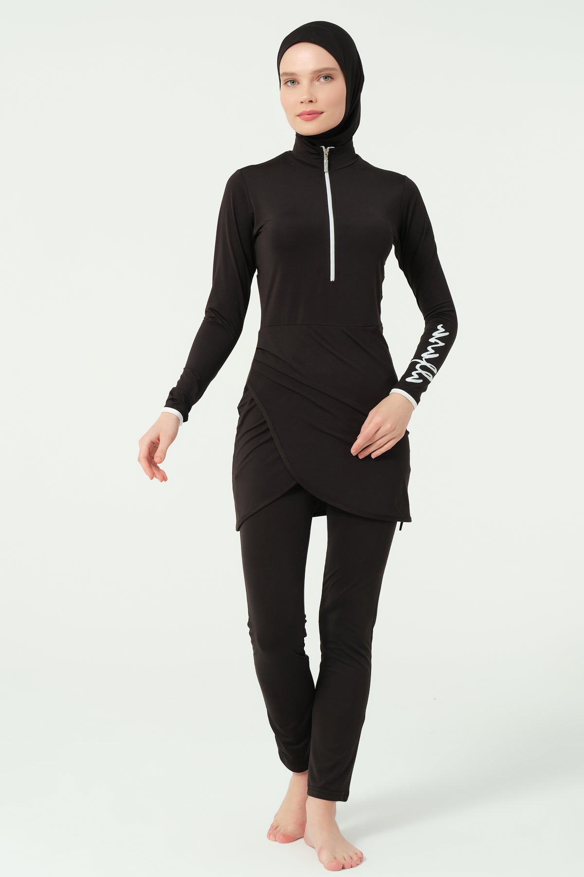Modest Burkini with Stylish Sarong