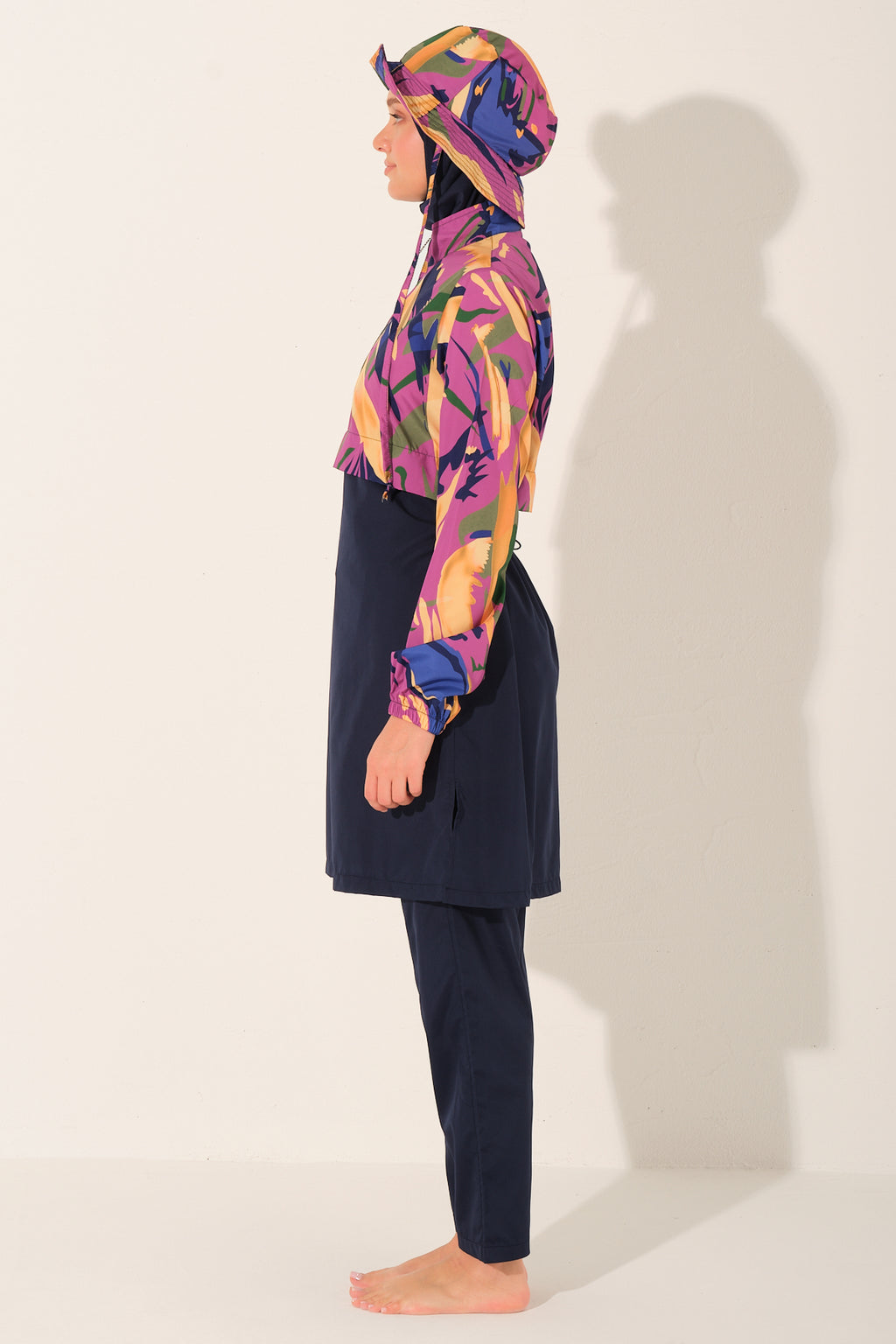 Multicolor Modest Swimwear Set