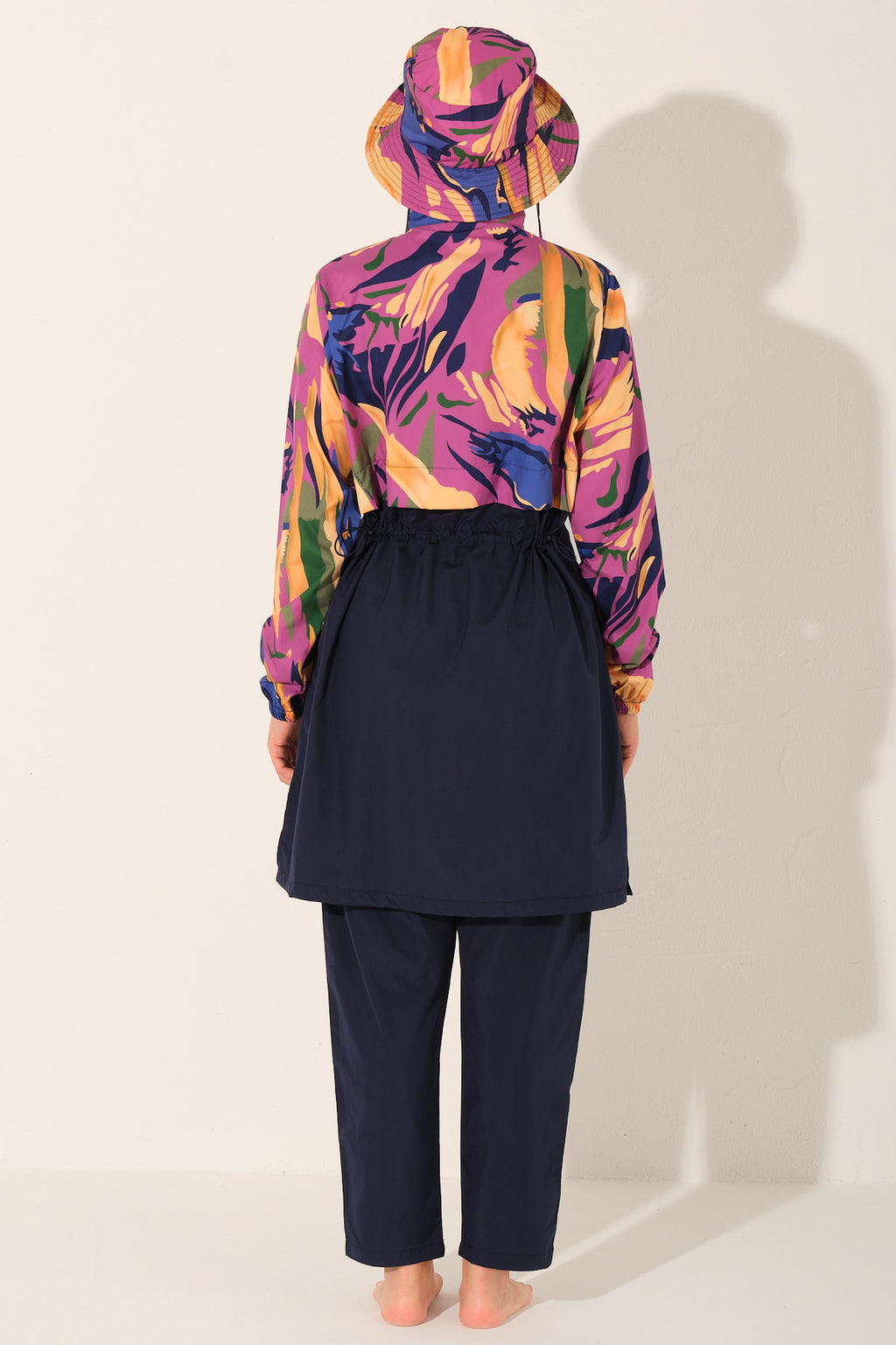 Multicolor Modest Swimwear Set