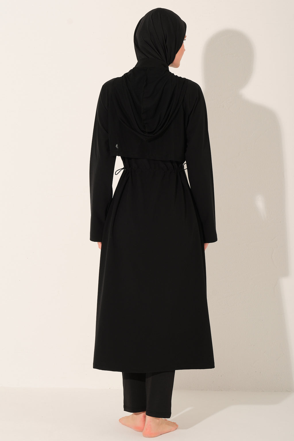 Black Modest Swimwear Set