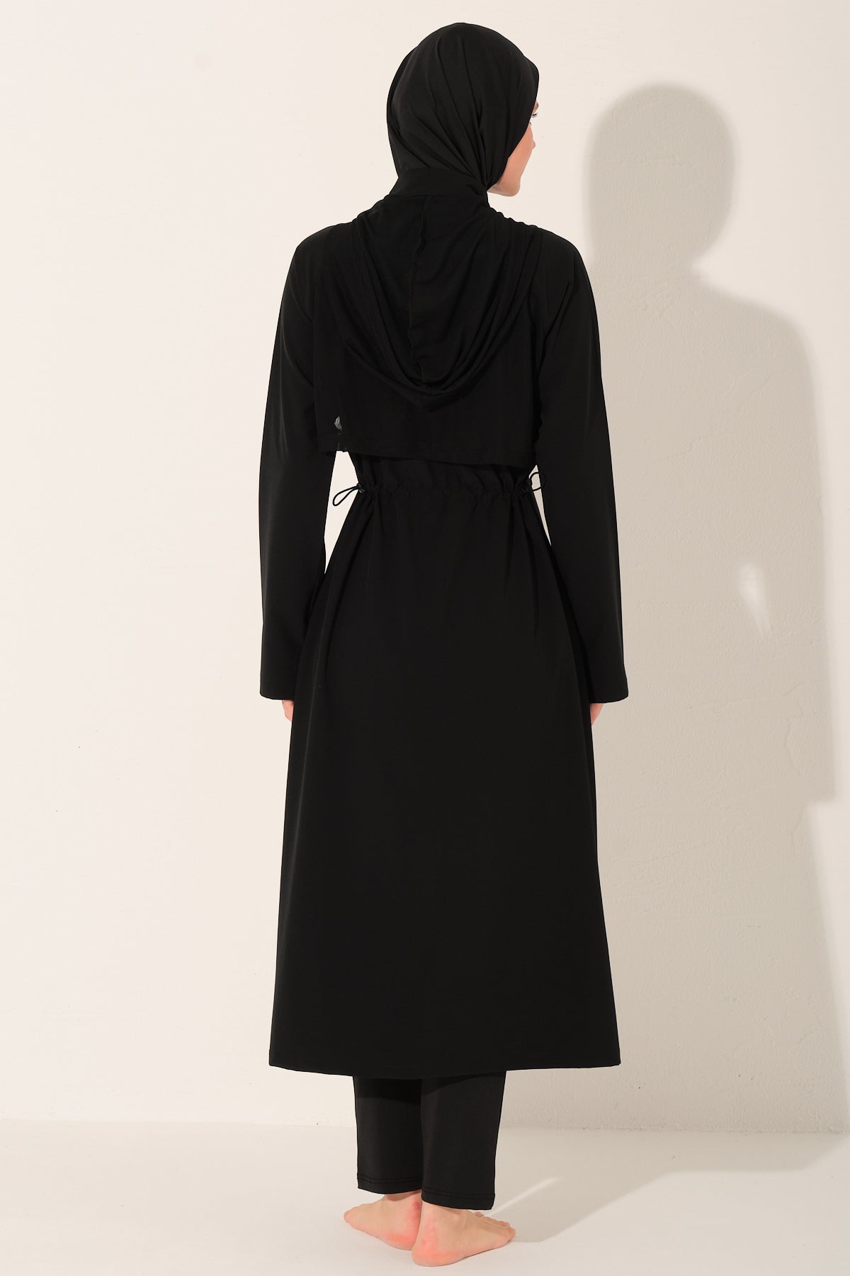 Black Modest Swimwear Set