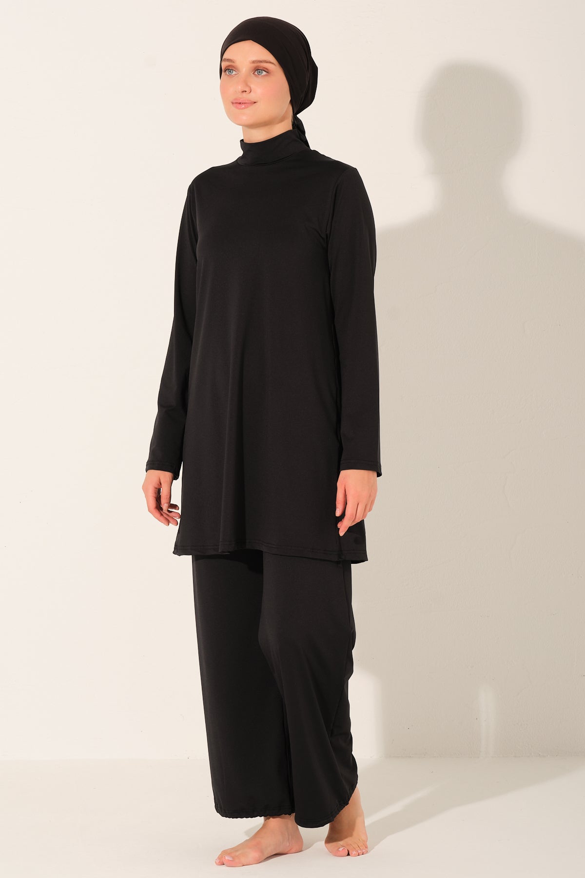 Black Base Layer Modest Swimsuit