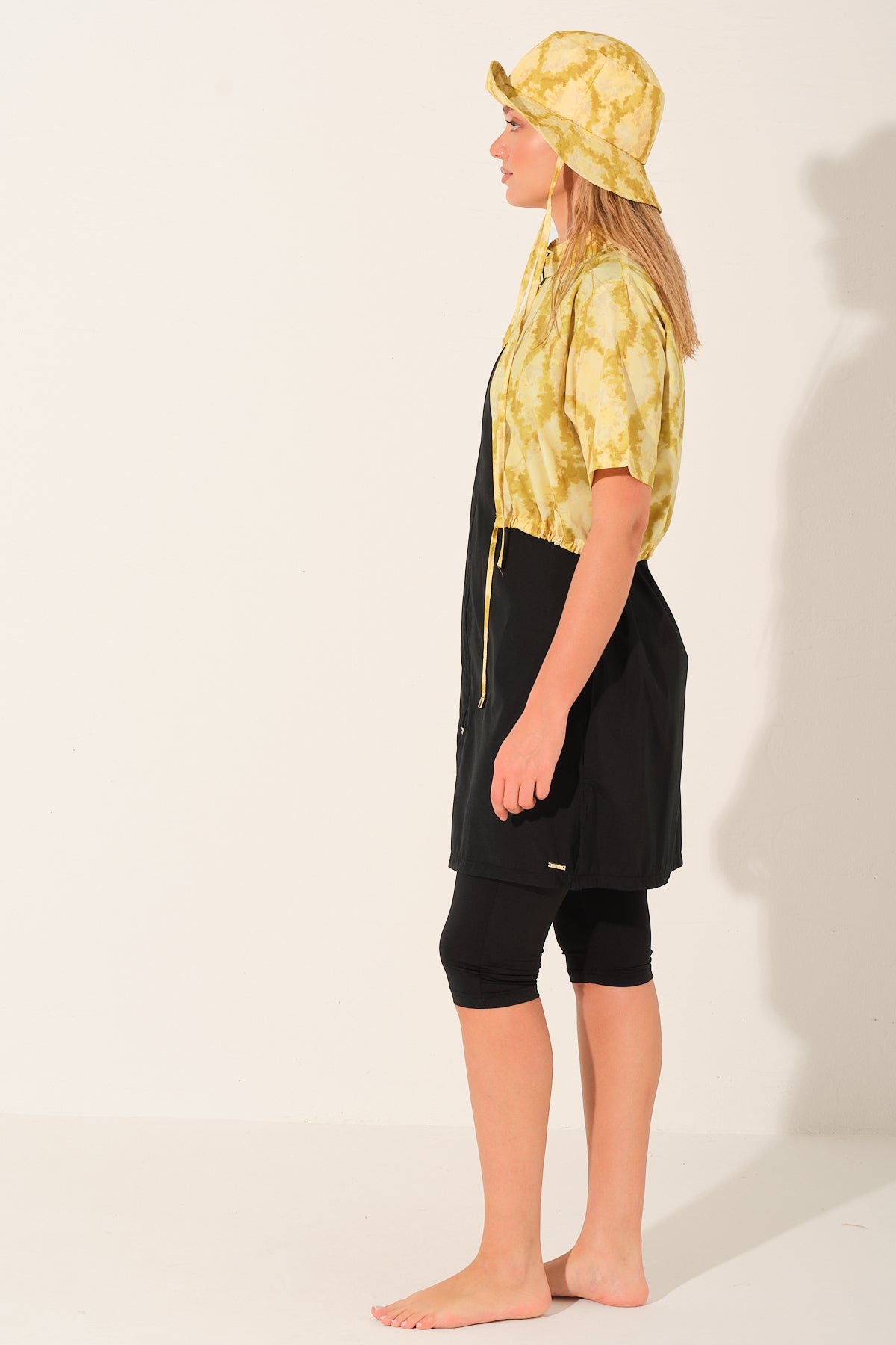 Black Sporty Burkini Set