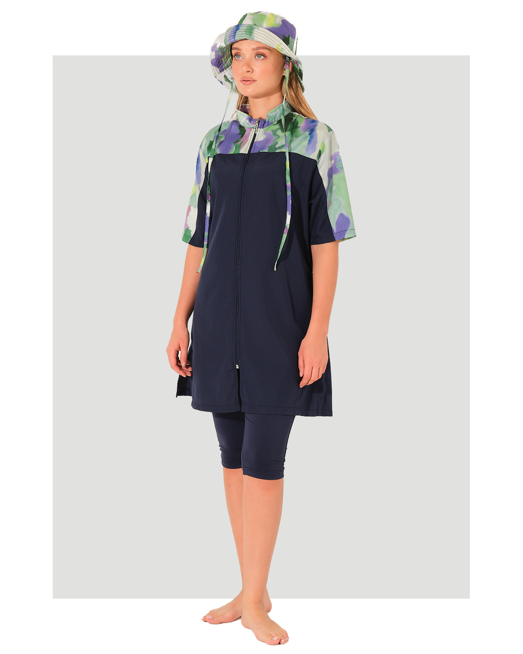 Navy Sporty Burkini Set