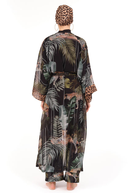 Lycra Fabric Printed Burkini & Kimono