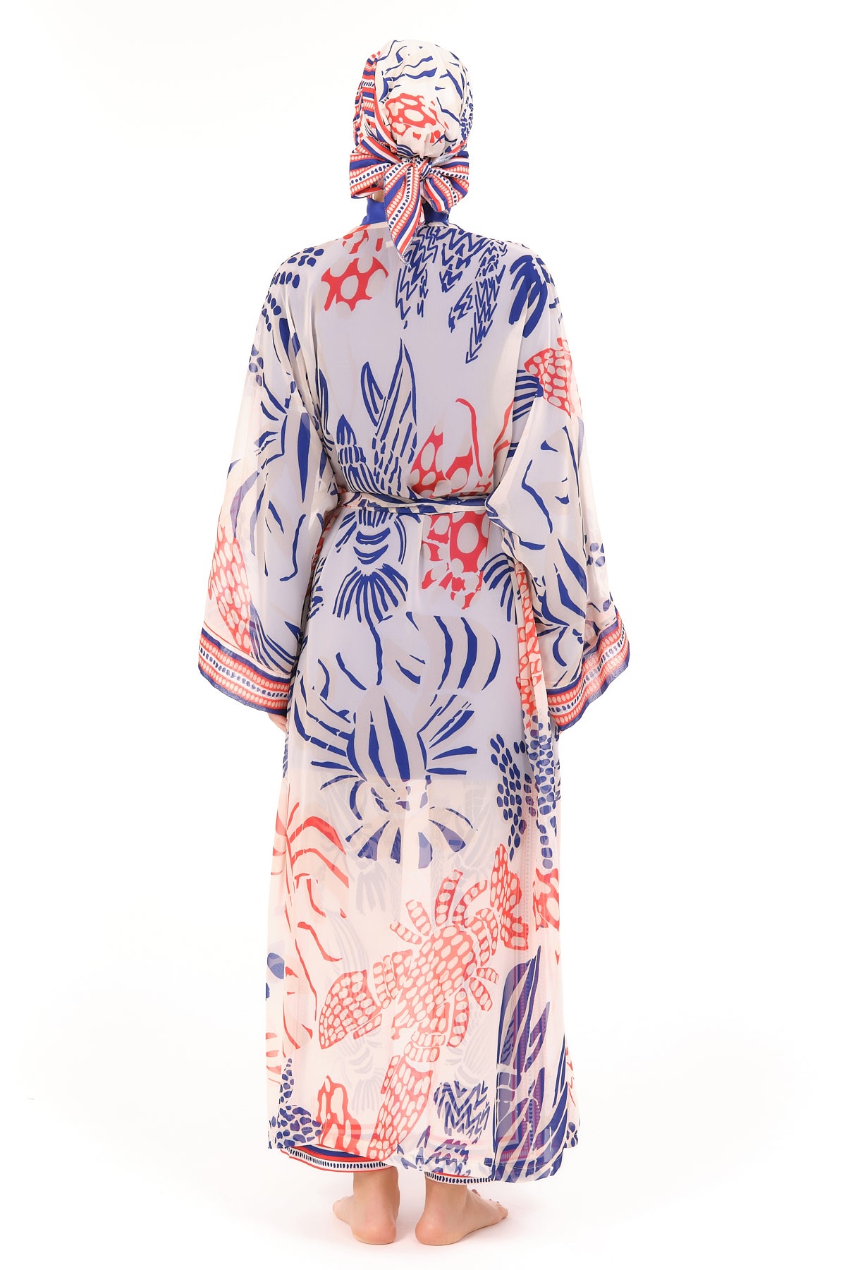 Lycra Fabric Printed Burkini & Kimono