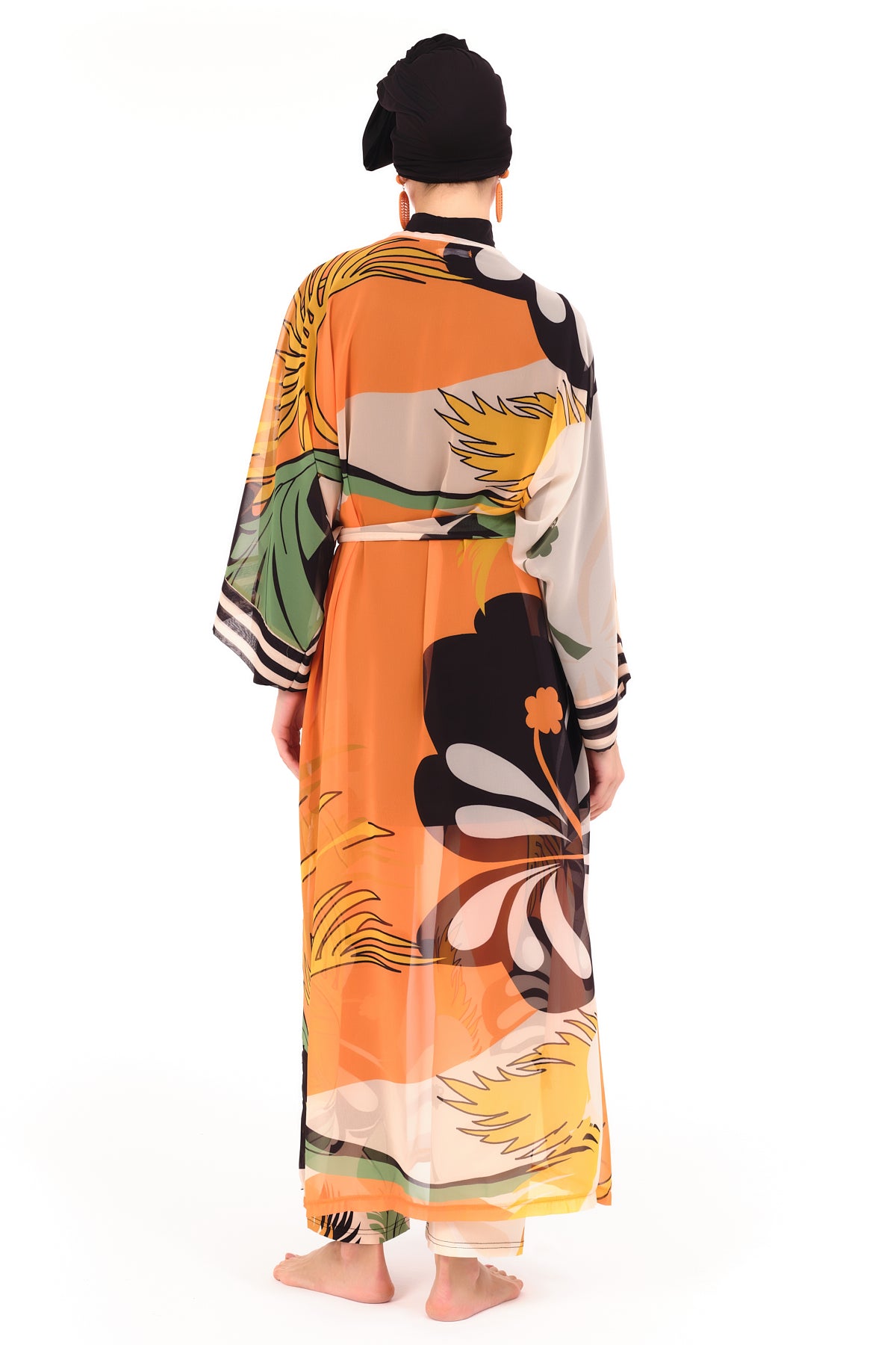 Lycra Fabric Printed Burkini & Kimono