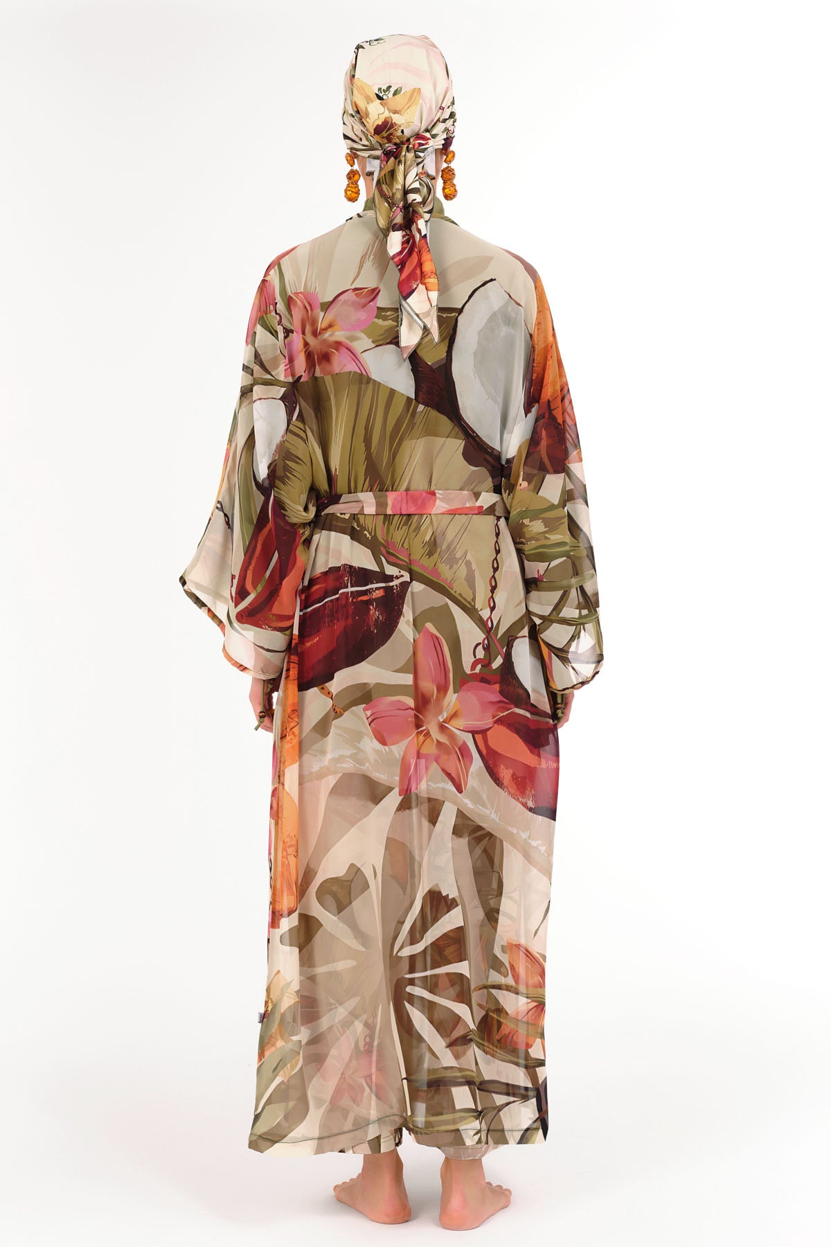 Lycra Fabric Printed Burkini & Kimono