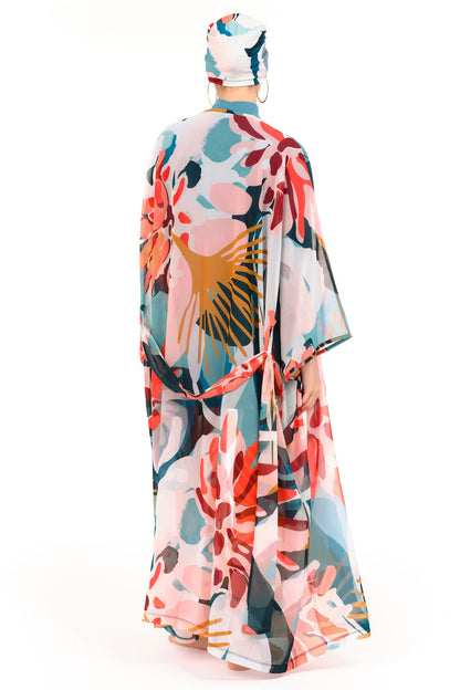 Lycra Fabric Printed Burkini & Kimono