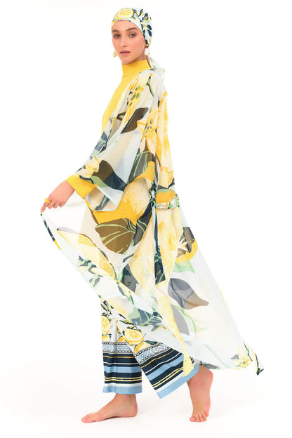 Lycra Fabric Printed Burkini & Kimono