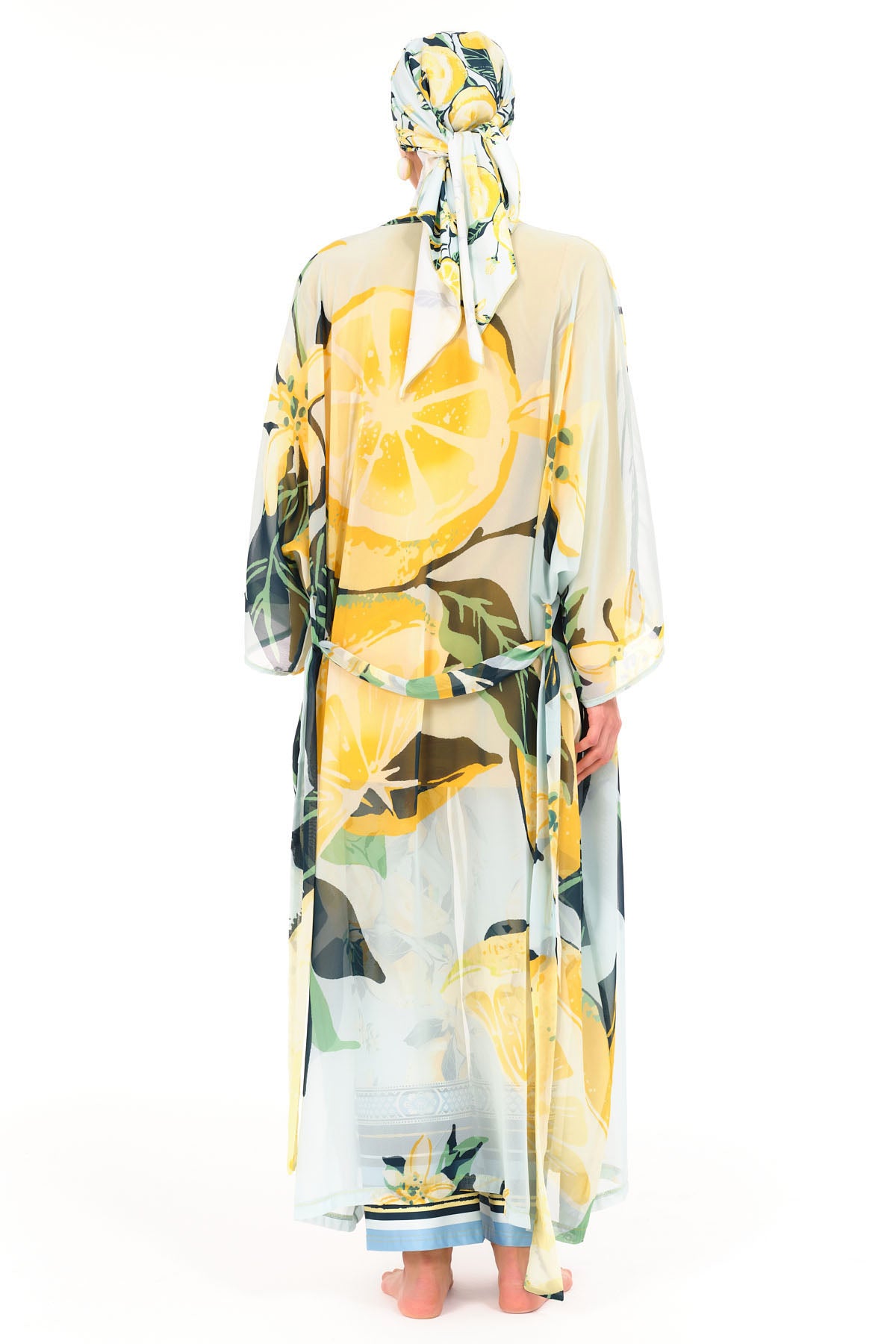 Lycra Fabric Printed Burkini & Kimono