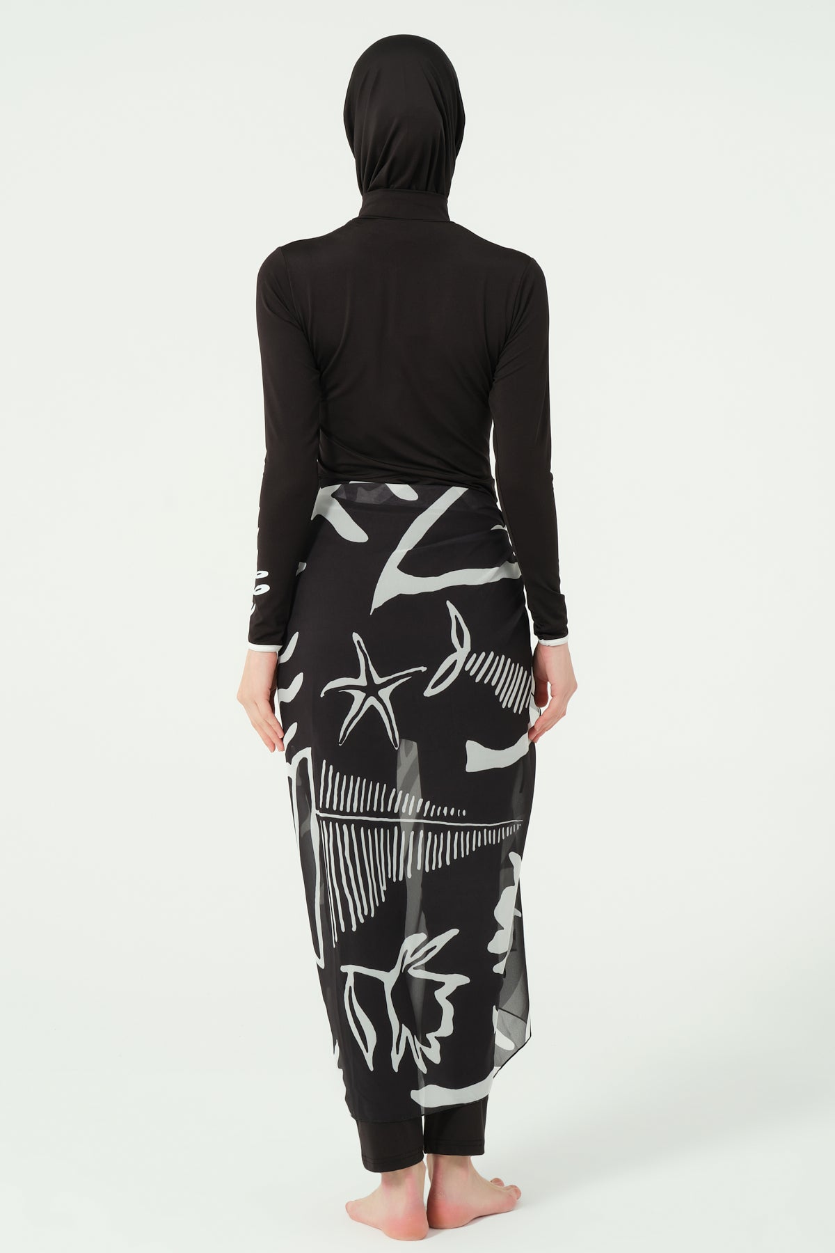 Modest Burkini with Stylish Sarong