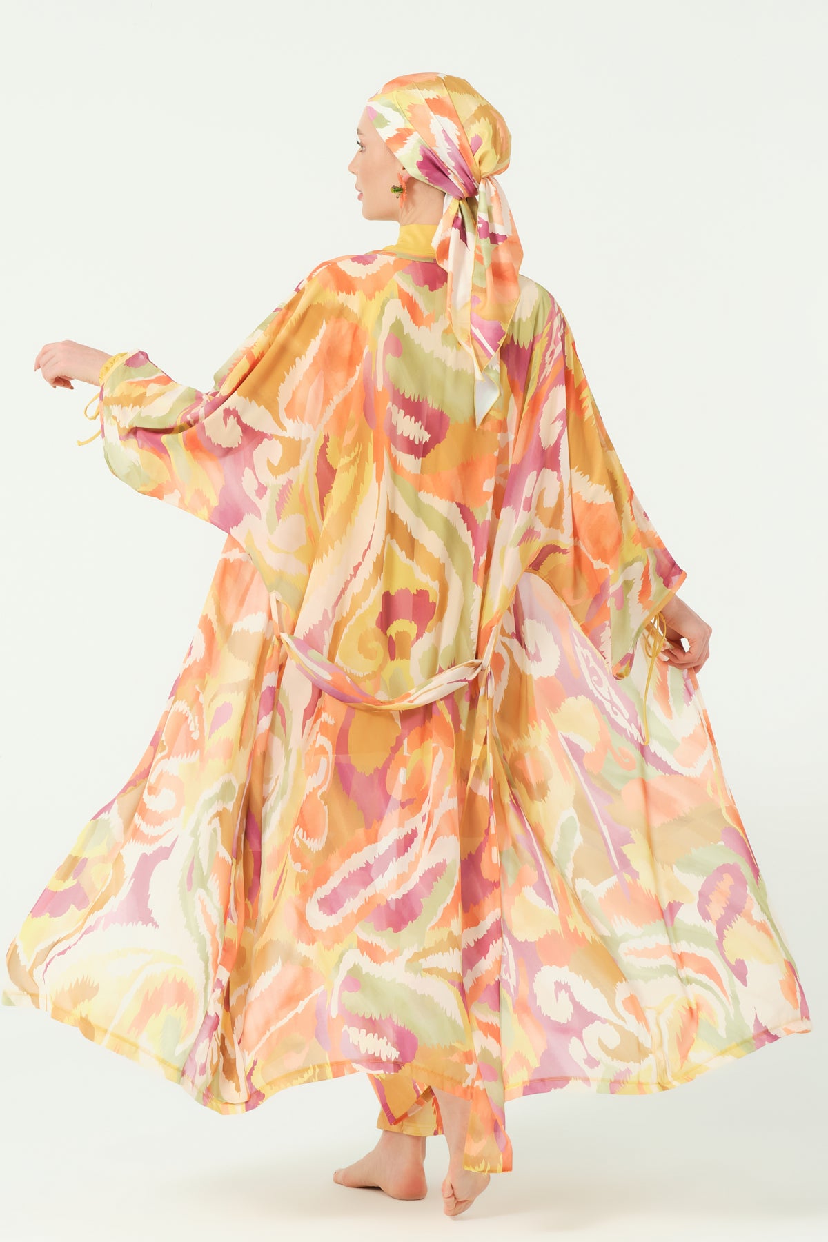 Golden Sunset Sheer Kimono