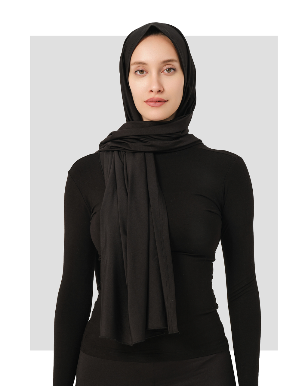 Black Swim Hijab