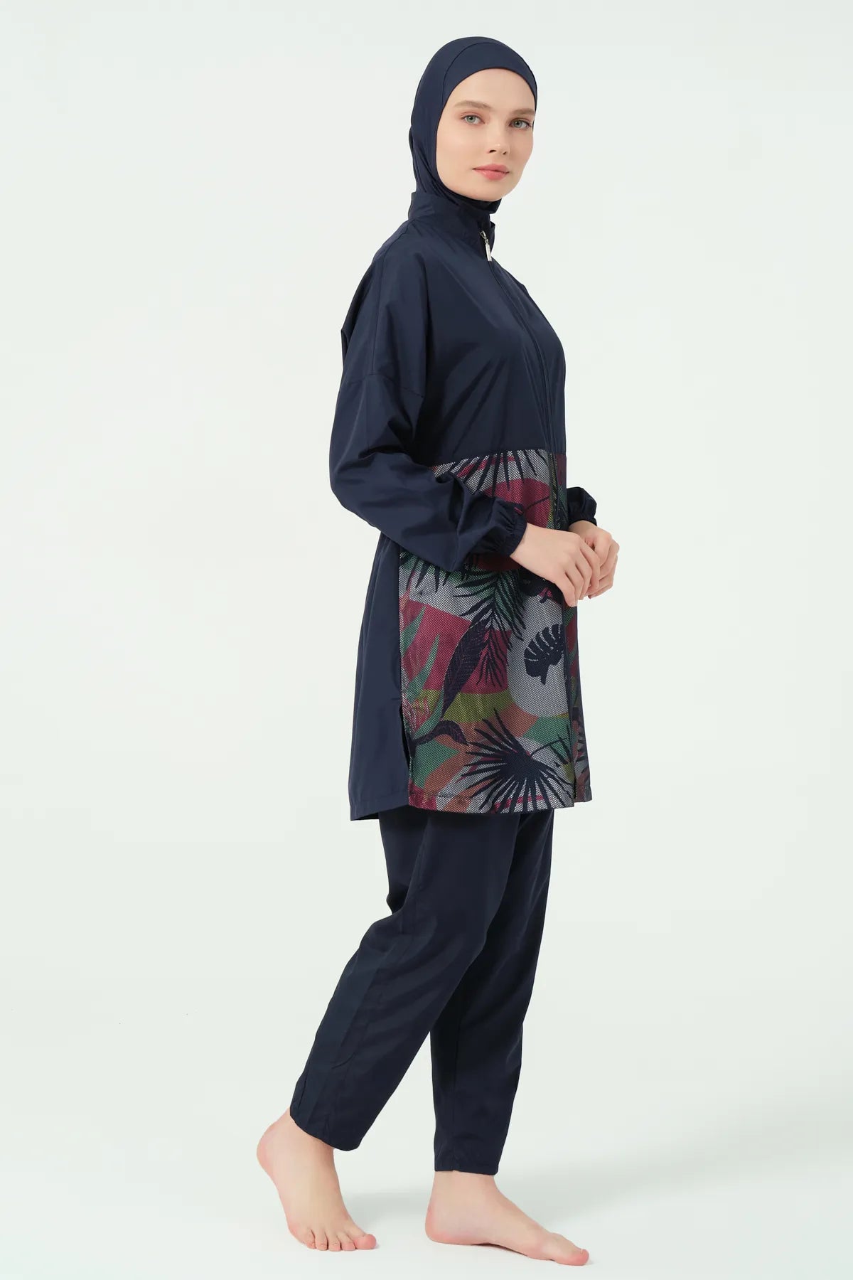 Artistic Charm Meets Modesty Modest Swimwear
