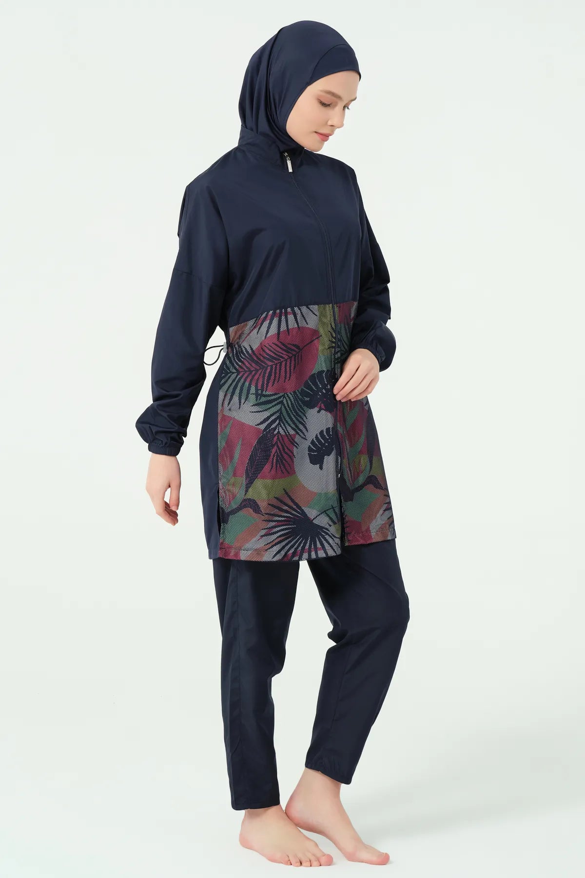 Artistic Charm Meets Modesty Modest Swimwear