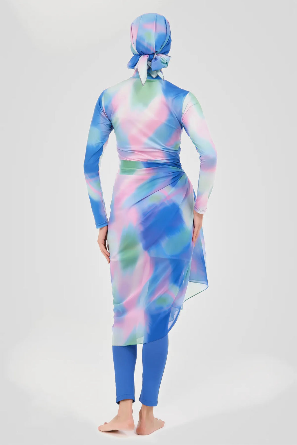 Modest Pastel Tie-Dye Sarong