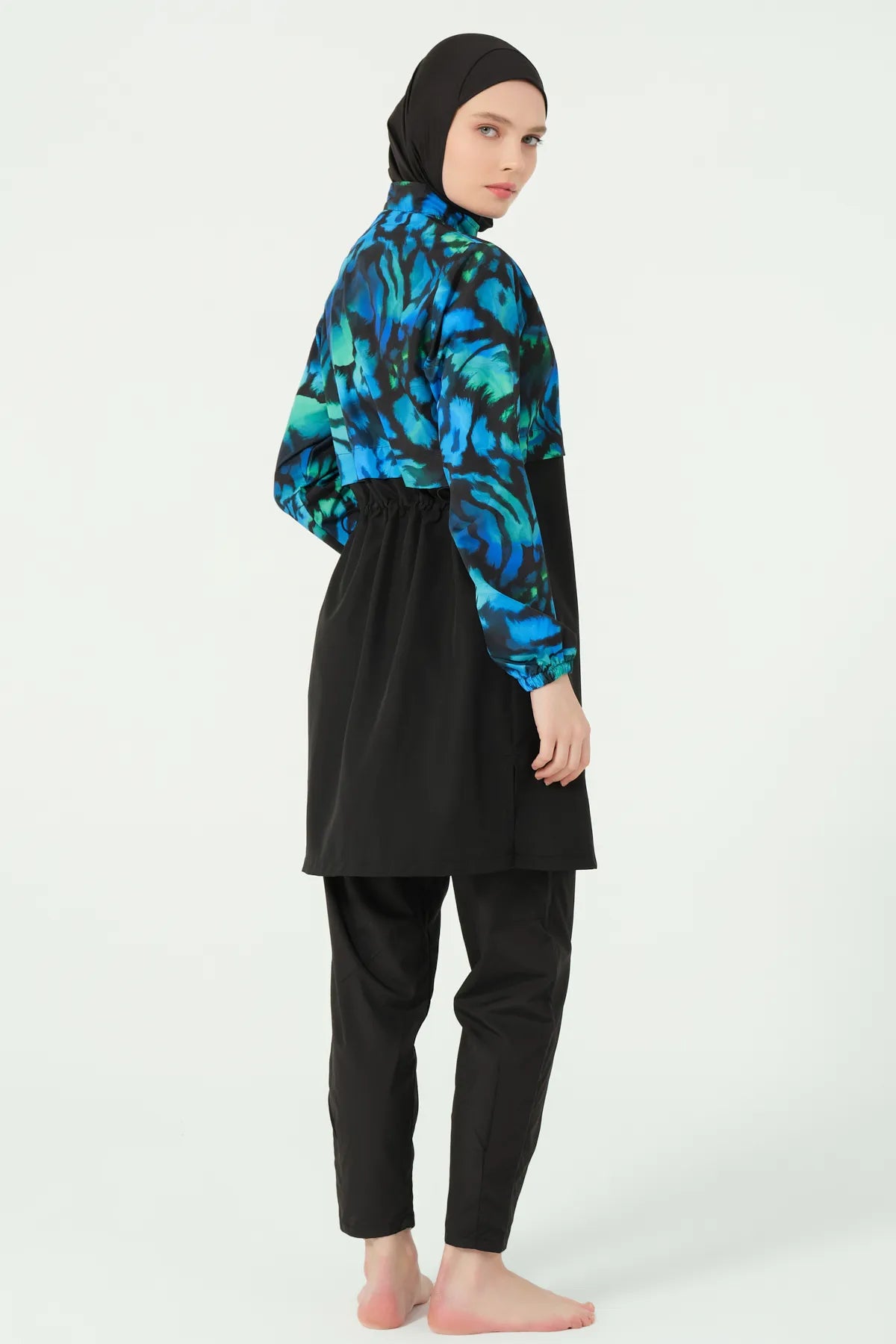 Ocean-Inspired Modest Swimwear