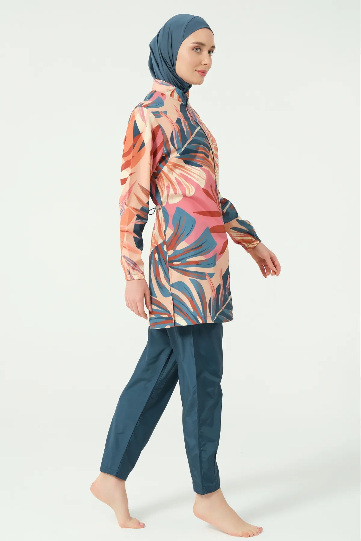 Petrol Peach Tropical Breeze Burkini