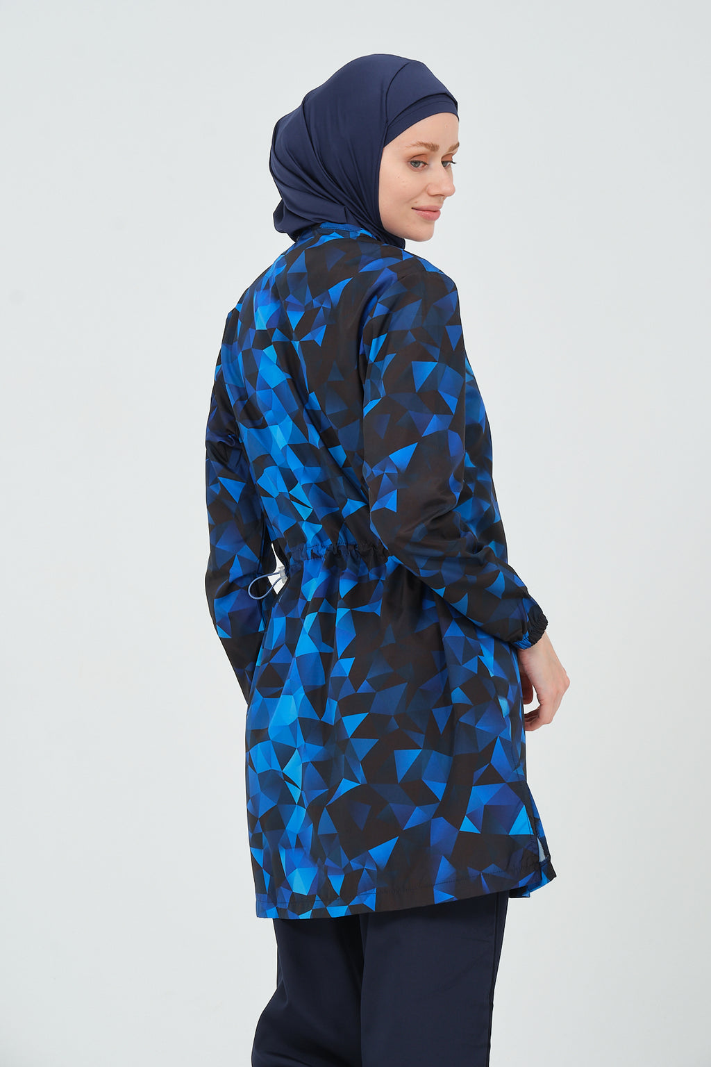 Blue Parachute Fabric Burkini