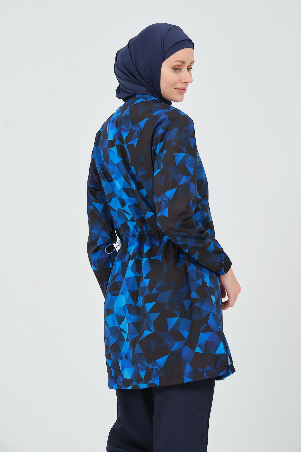 Blue Parachute Fabric Burkini